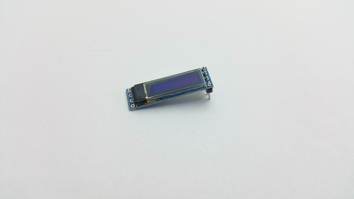 Mini OLED displej IIC bílý grafický 96x16 0.69"