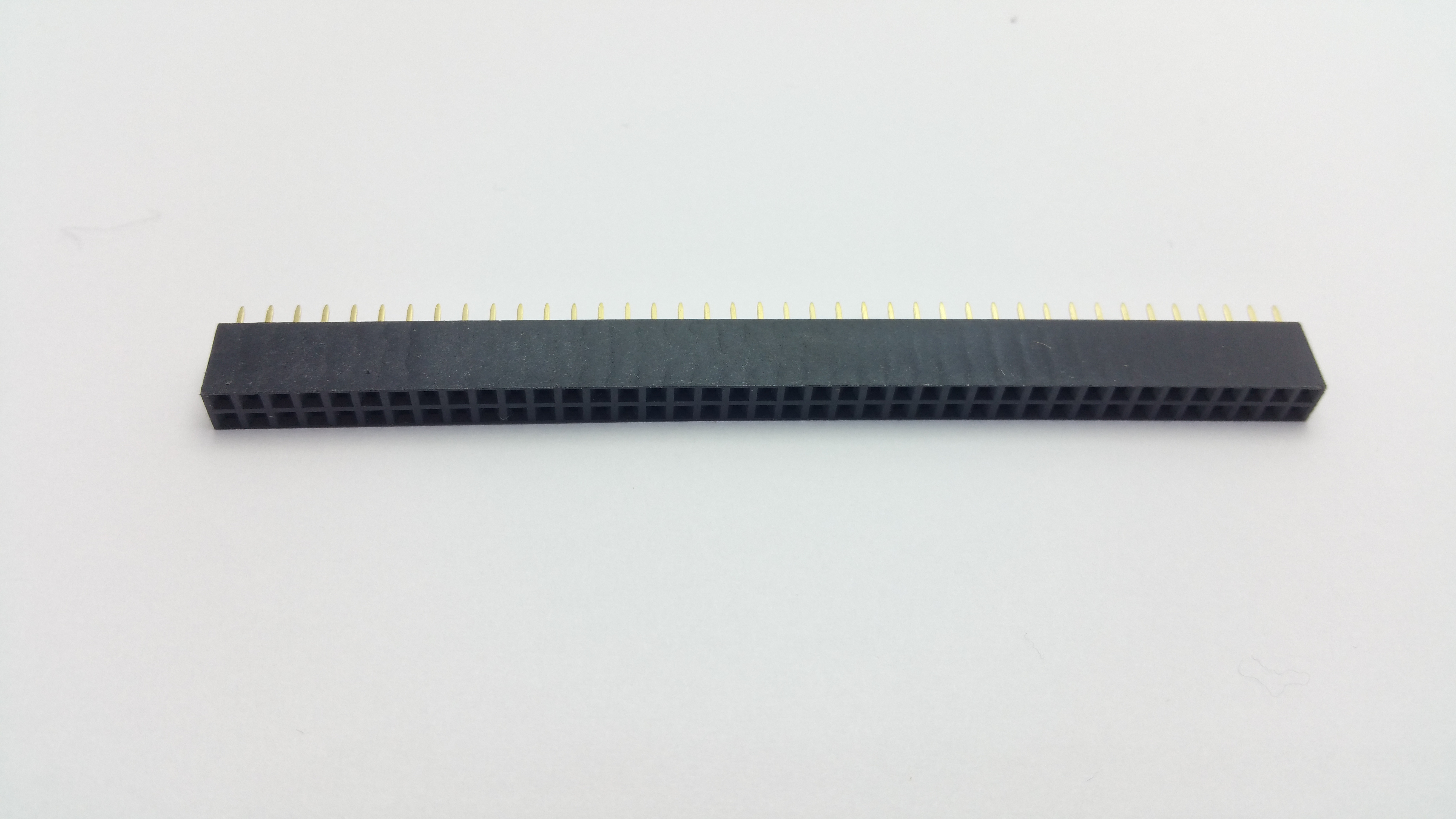 Dutinková lišta 40x2 2.54mm dvouřadá