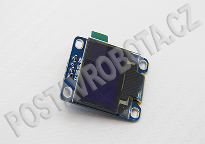 OLED displej SPI bílý grafický 128x64 0.96"