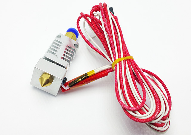 kompatibilní Hotend E3D CR8 Bowden 1,75mm 0,4mm s tělískem a termistorem