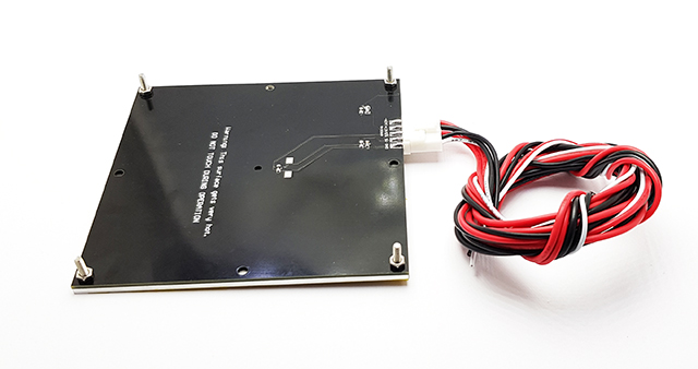 Mini vyhřívaná podložka Heated bed pro 3D tiskárnu 12V s kabeláží , hliník