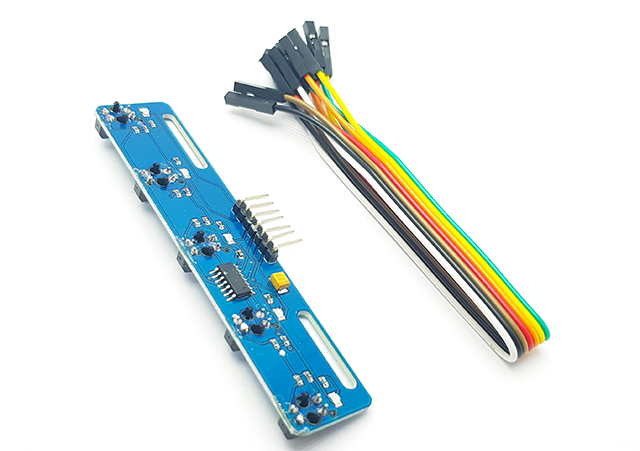 5-kanálový infračervený reflektivní IR senzor čáry