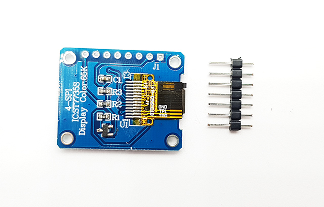 IPS LCD displej barevný SPI 160x80 0.96"