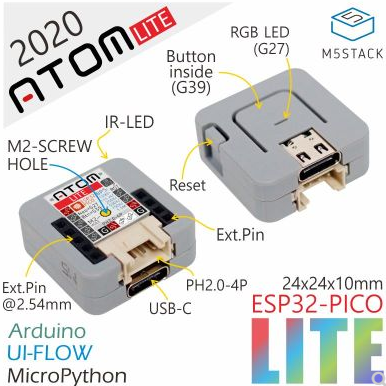 M5Stack Atom Lite WiFi vývojový kit ESP32 IoT