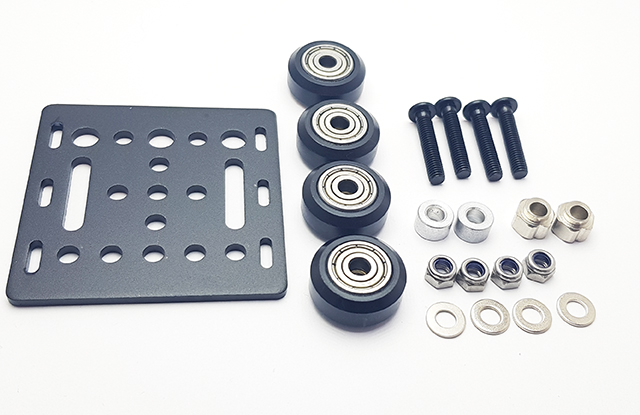 Stavebnice vozíku na hliníkový profil 20x20 V-Slot