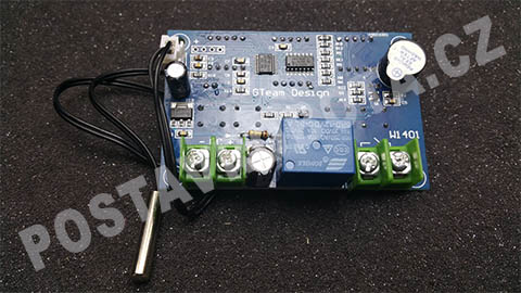 Digitální termostat -9 až 99 °C + čidlo 12V