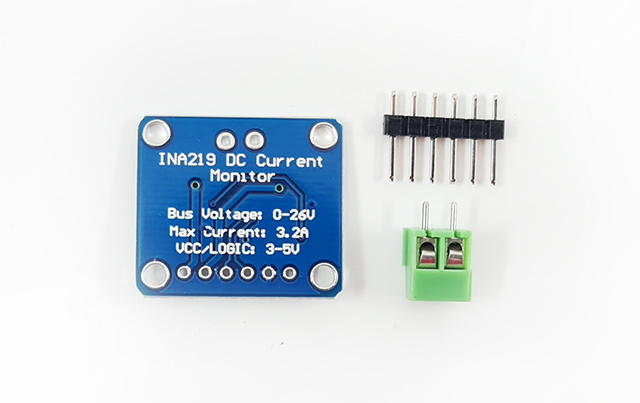 Ampérmetr INA219 modul 3,2A proudový senzor IIC