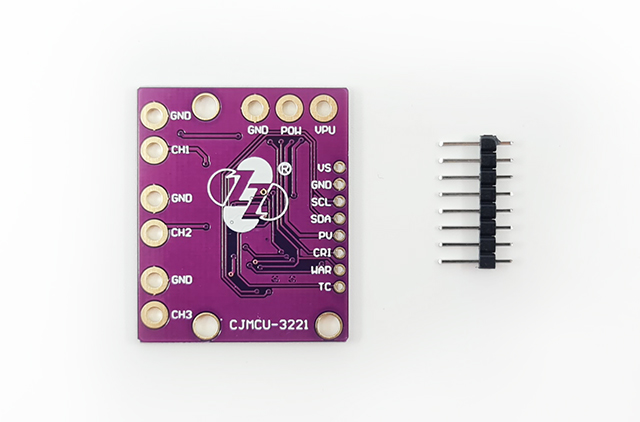 Ampérmetr INA3221 modul 3x 1,6A proudový senzor IIC
