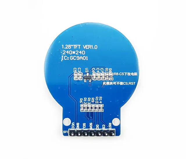 Kulatý LCD displej barevný SPI  240x240 1.28"