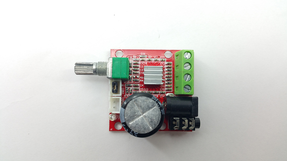 Audio zesilovač 2x 10W PAM8610  +pot.