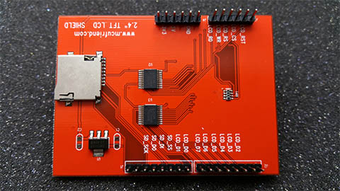 2,4" LCD shield dotykový barevný displej