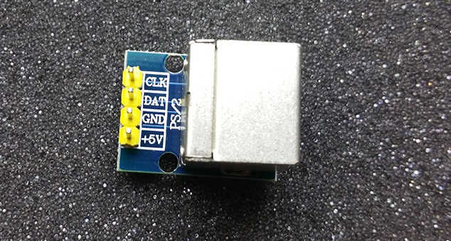 PS2 adaptér  na 2,54mm piny modul