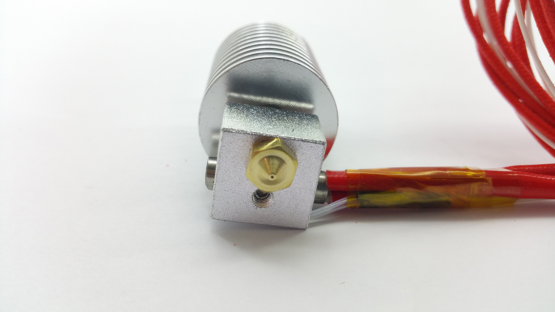 kompatibilní Hotend E3D V5 1,75mm 0,4mm s tělískem a termistorem