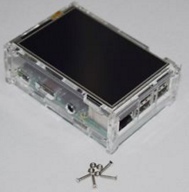 krabička pro 3,5" LCD dotykový displej a raspberry pi