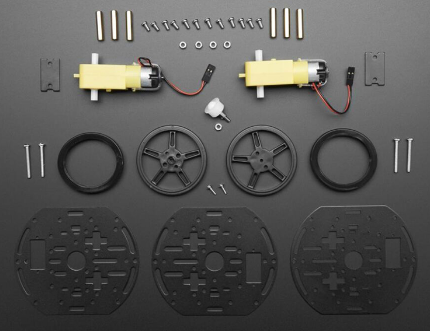 Stavebnice podvozku robota 2 kola