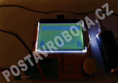 Automatický tester měřič RLC , ESR a polovodičových součástek