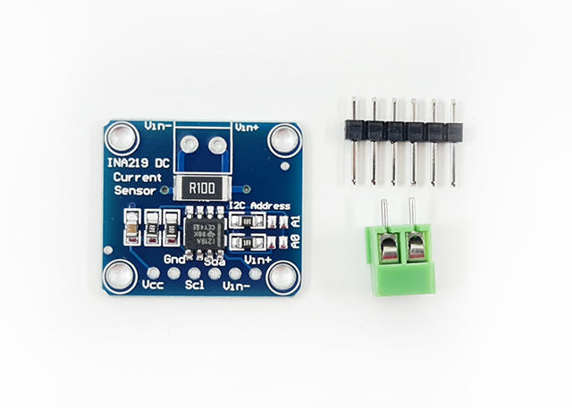 Ampérmetr INA219 modul 3,2A proudový senzor IIC