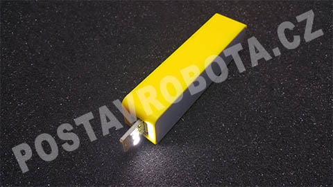 USB LED lampička i pro powerbank