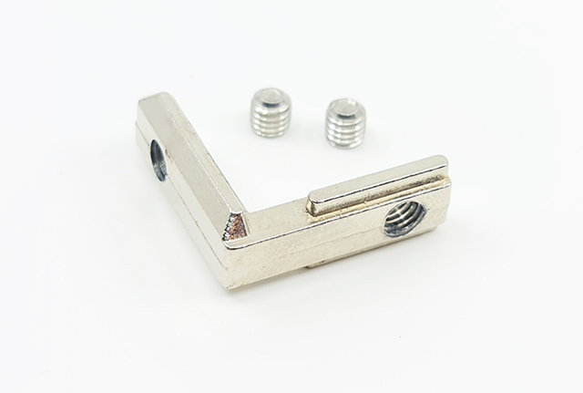 Rohová spojka do drážky pro 2 profily 20mm