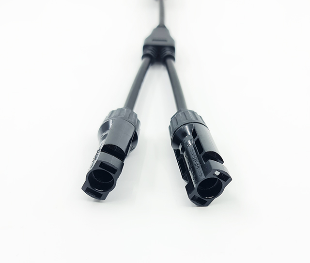 Konektor MC4 propojka Y 2x samec 1x samice slučovač