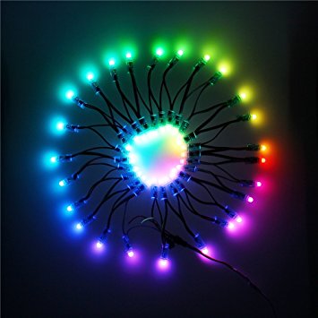 Adresovatelný LED řeťez RGB WS2811 RGB 10cm