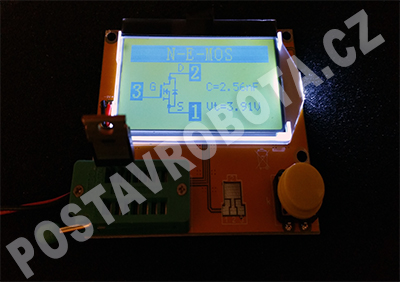 Automatický tester měřič RLC , ESR a polovodičových součástek