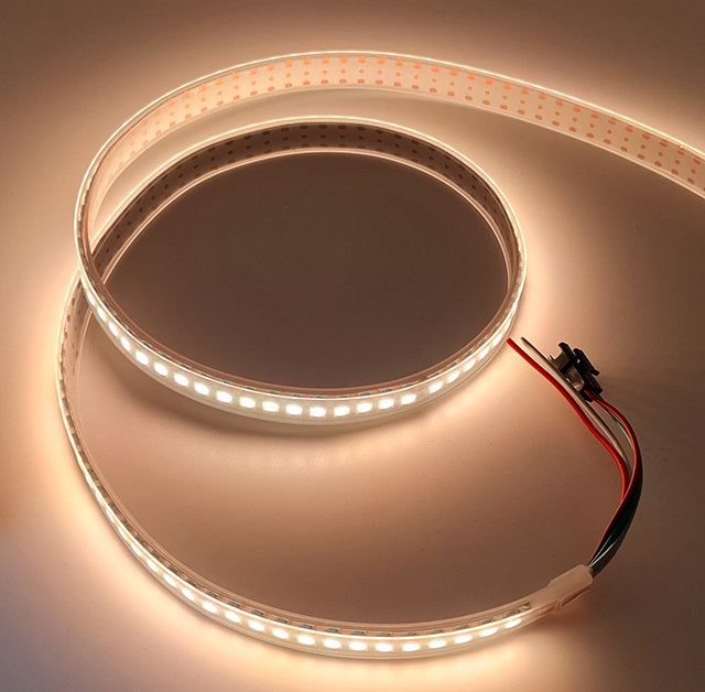 Adresovatelný LED pásek 43W/m WS2812B  RGB 1m voděodolný