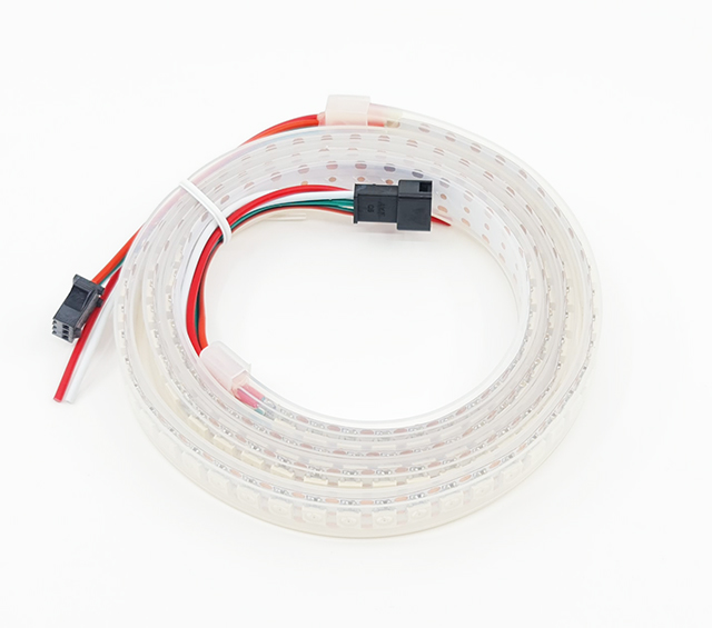 Adresovatelný LED pásek 43W/m WS2812B  RGB 1m voděodolný