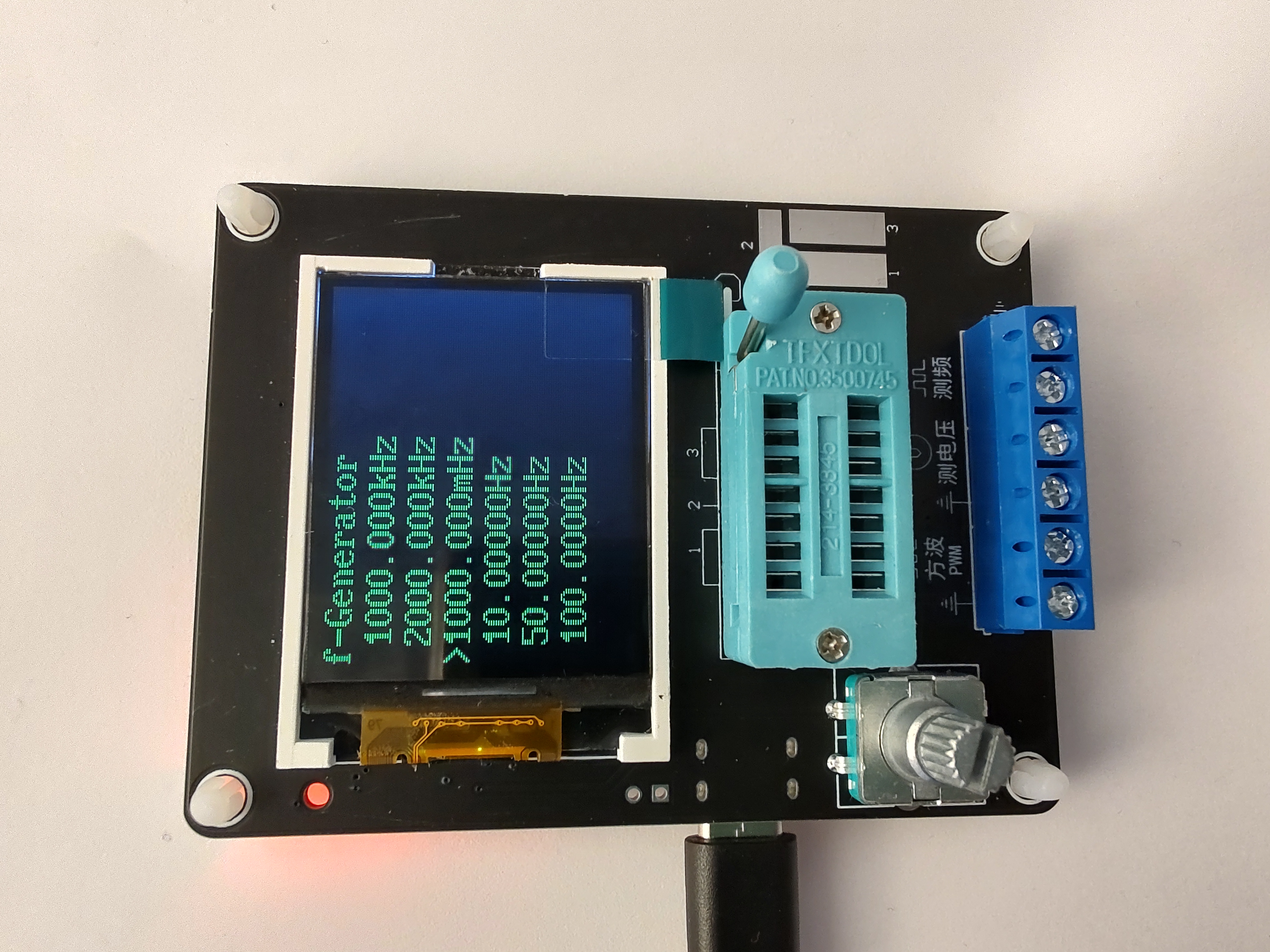 Automatický tester generátor měřič RLC , ESR a polovodičových součástek